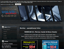 Tablet Screenshot of nordcarkrakow.pl